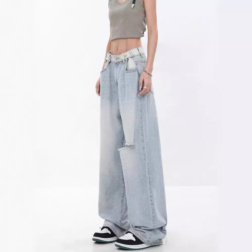 Women's High-Waisted Baggy Jeans