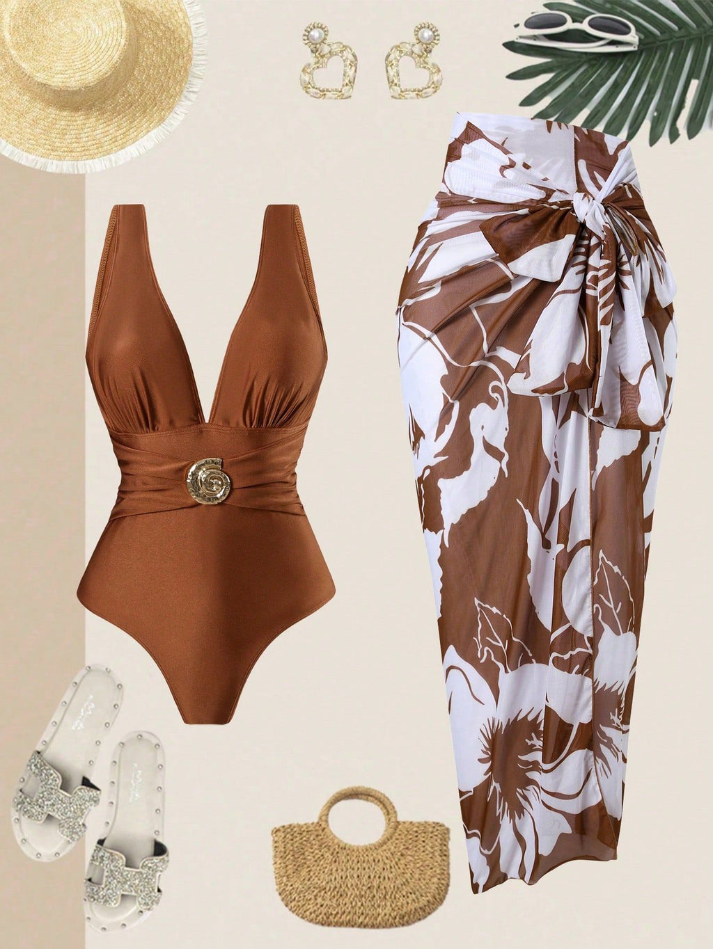 Women's Swimsuit with Exclusive Wrap Skirt