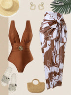 Women's Swimsuit with Exclusive Wrap Skirt