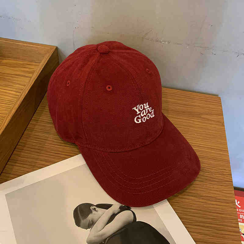 Men's Casual Distressed Message Baseball Cap