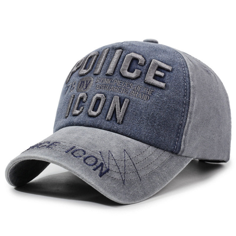 Men's Vintage-Inspired Embroidered Baseball Cap
