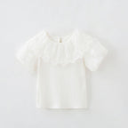 Women's Blouse with Crochet Trim