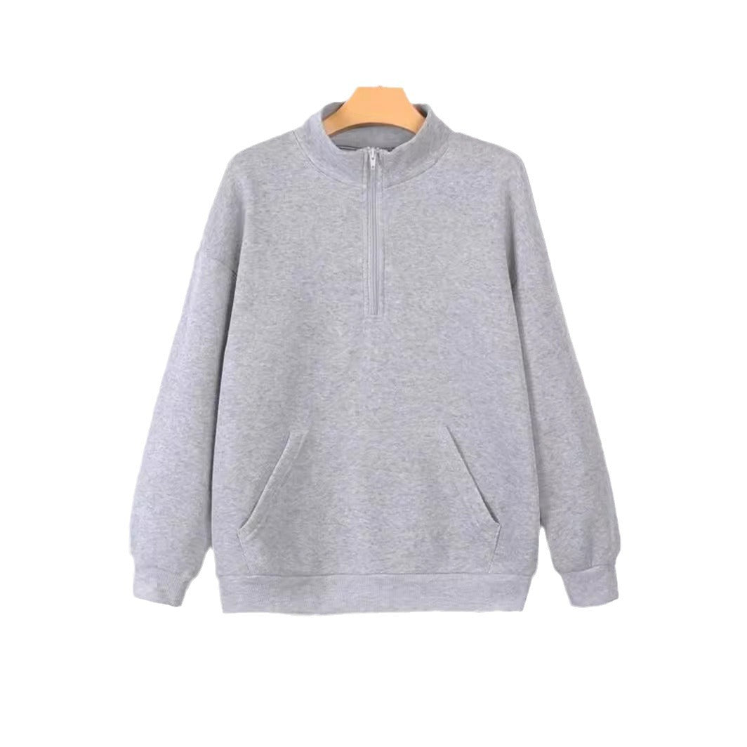 Women's Comfortable Mock Neck Pullover