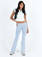 Women's High-Waisted Bootcut Leggings with Elastic Waist