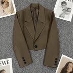 Women's Tailored Blazer with Elegant Lapels