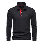 Men's Breathable Cotton Polo Shirt