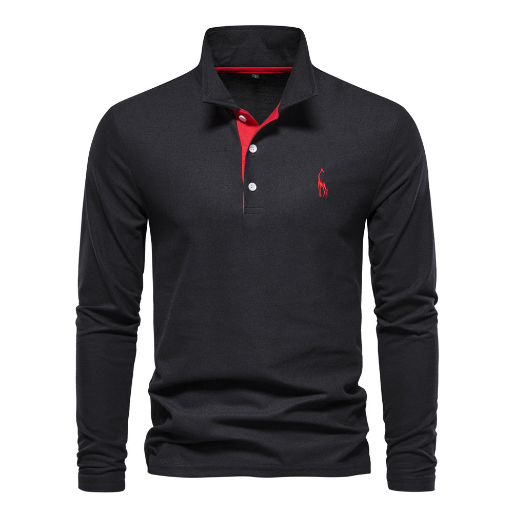 Men's Breathable Cotton Polo Shirt