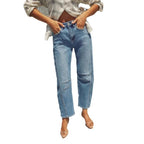Women's High-Waist Jeans in Casual Urban Style