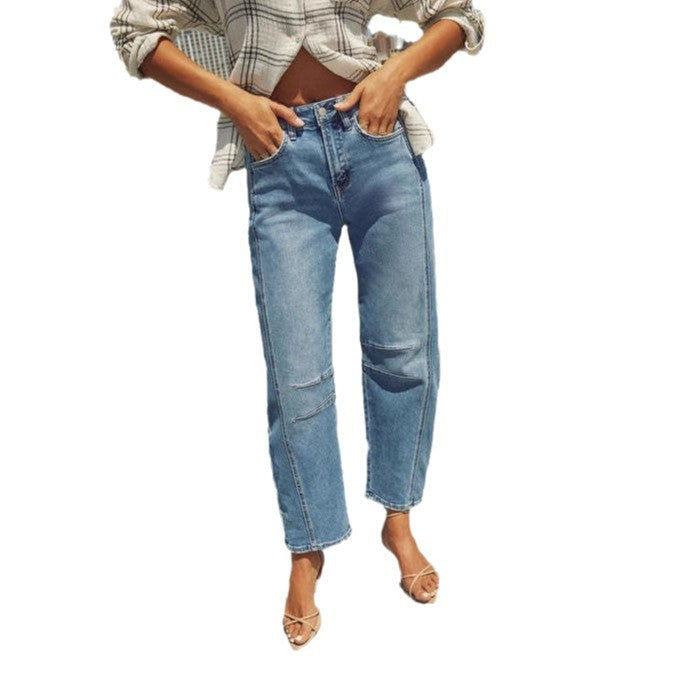Women's High-Waist Jeans in Casual Urban Style