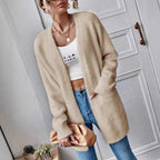 Women's Fluffy Open Cardigan