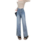 Women's High-Waisted Wide-Leg Jeans