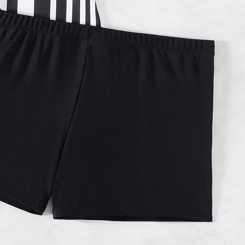 Women's Swimsuit with Striped Design