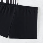 Women's Swimsuit with Striped Design