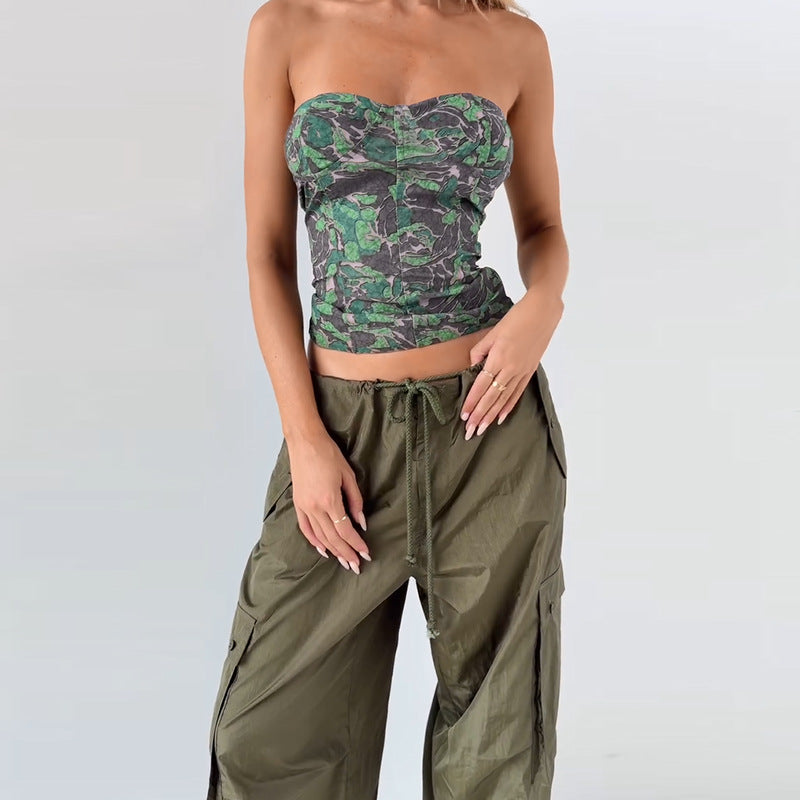 Floral Bustier Top