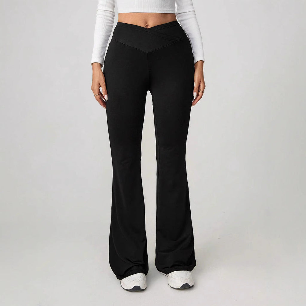 Women's High-Waisted Flared Leggings