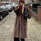 Women's Luxury Faux Fur Coat