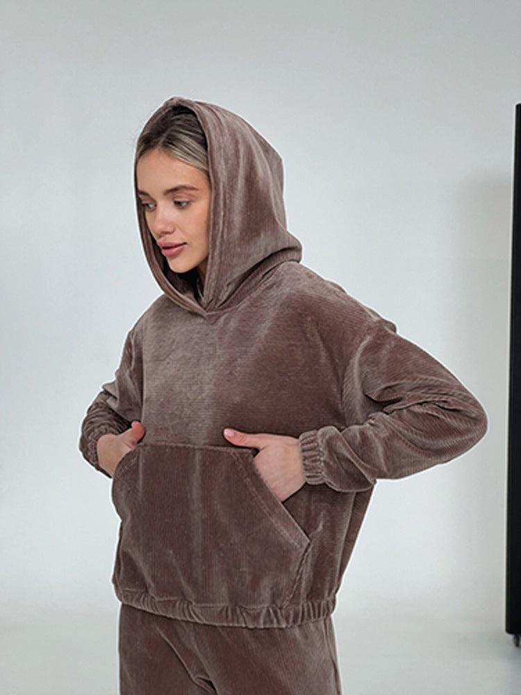 Women's Corduroy Lounge Set
