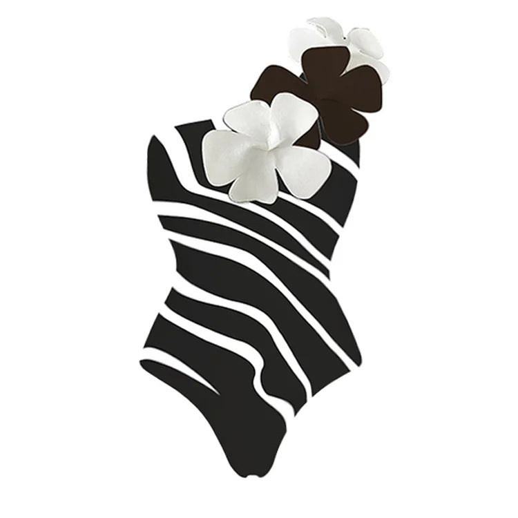 Women's Swimsuit with Floral Detail