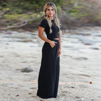 Women's Comfortable Cotton Crop Top and Wide-Leg Pants Set