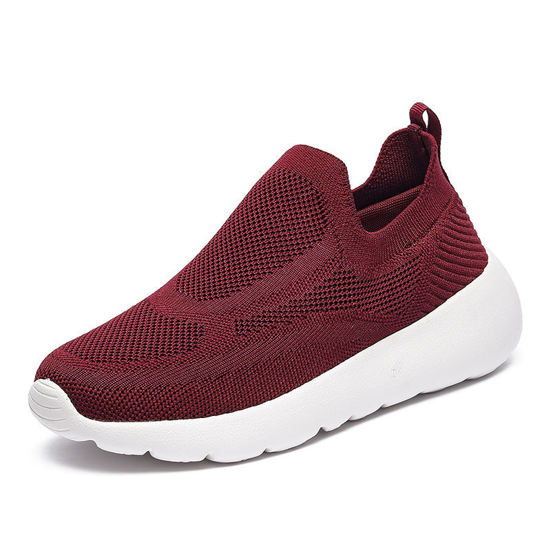 Women's Breathable Slip-On Sneakers with Flexible Sole and Non-Slip Profile