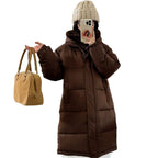 Women's Elegant Lined Winter Parka with Plush Collar