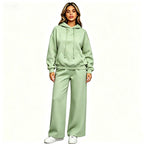 Women's Comfortable Oversized Hoodie and Wide Jogging Pants Set