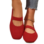 Women's ballet flats with elastic strap and elegant cut