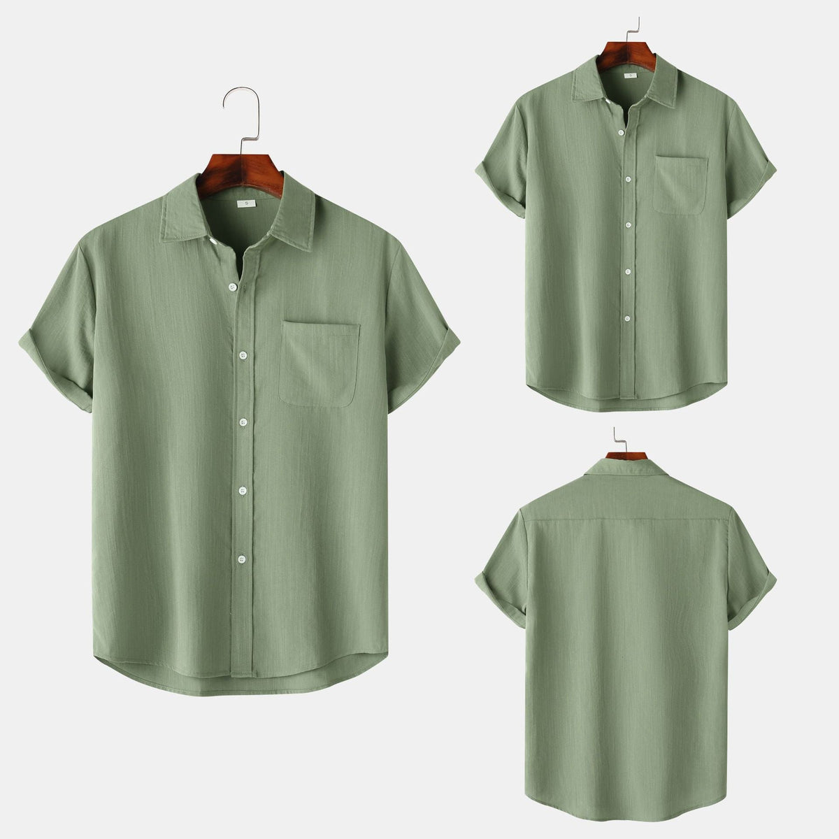 Women's Short-Sleeve Shirt with Comfortable Fit and Practical Chest Pocket