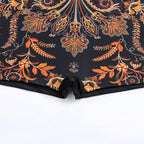 Women's Swimsuit with Floral Pattern and Modern Back Cutout