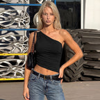 Women's Asymmetric Fitted Tank Top