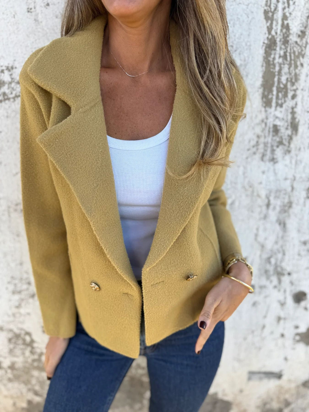 Women's Elegant Double-Breasted Blazer