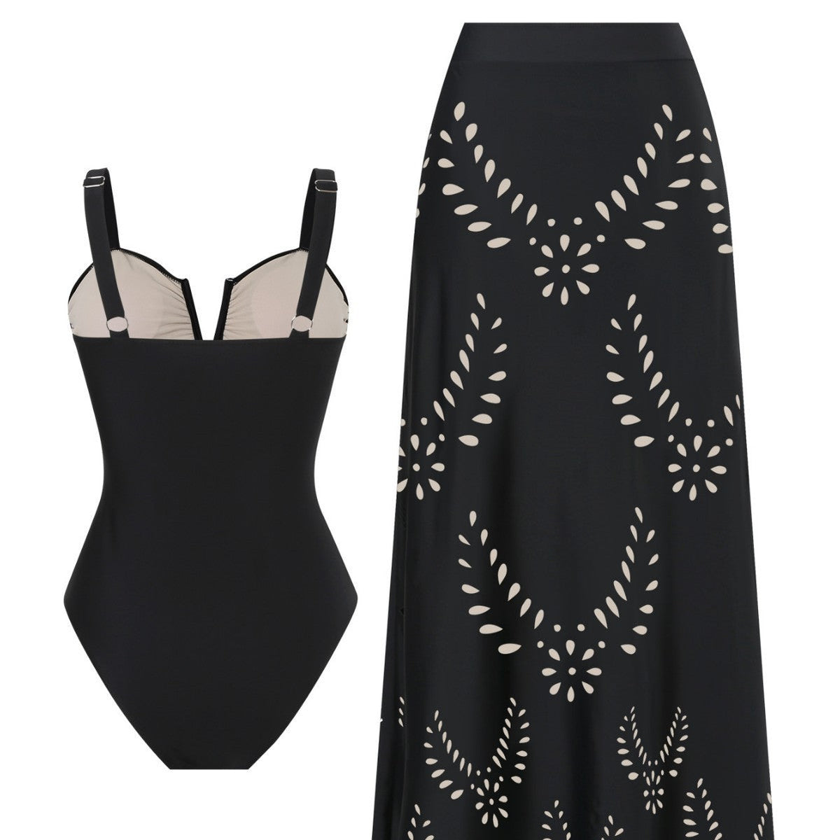 Women's Swimsuit with Matching Skirt