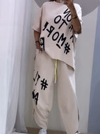 Women's Casual Oversized Sweater and Jogger Set