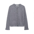 Women's Elegant Cardigan with Decorative Buttons