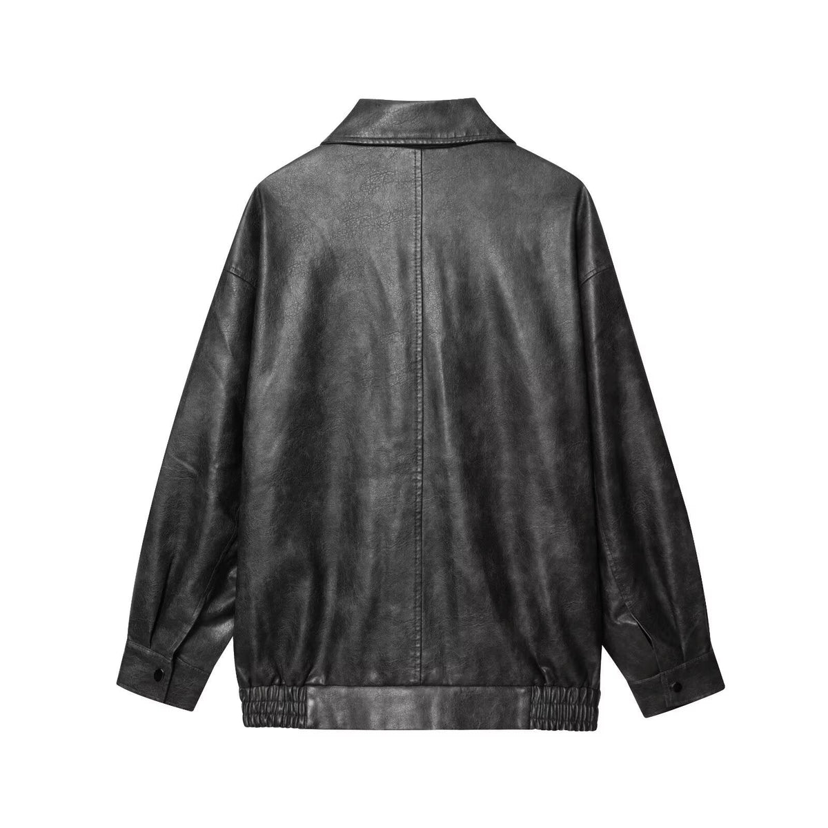 Women's Elegant Faux Leather Jacket