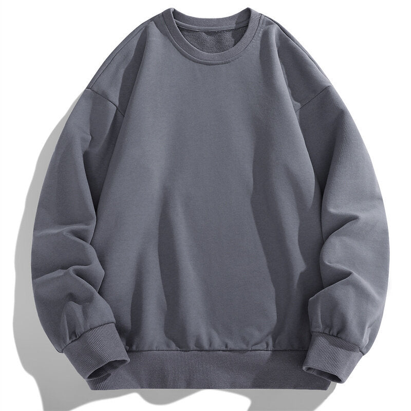Women's Comfortable Sweatshirt with Casual Cut and Elastic Waistband