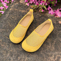 Women's Breathable Ballet Flats with Elastic Mesh Design