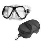 Diving mask with wide field of vision