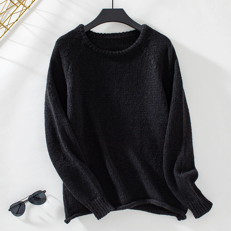 Women's Cozy Wide-Cut Knit Sweater
