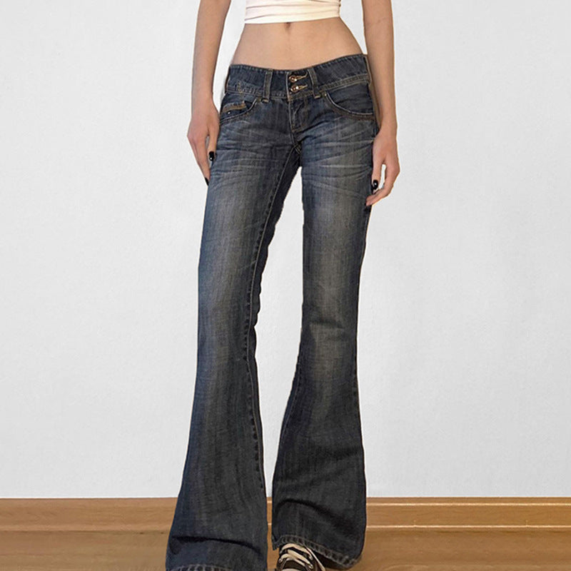 Women's High-Waisted Flared Jeans