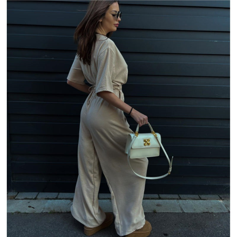 Elegant Women's Jumpsuit with Loose Fit