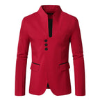 Women's Blazer with Elegant Cut and Modern Button Details