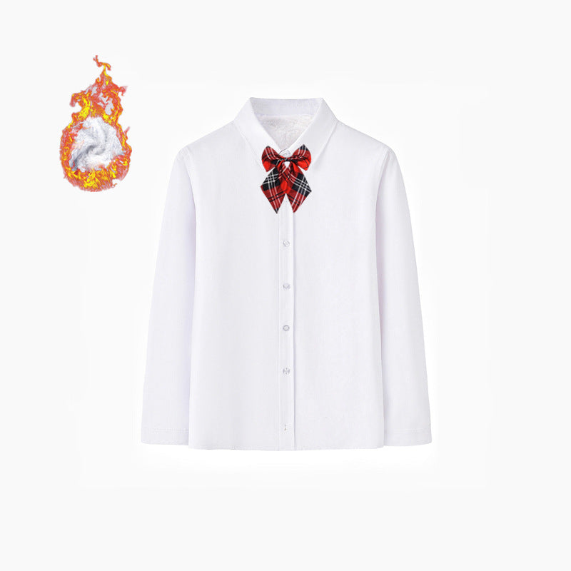 Women's Elegant Long-Sleeve Shirt with Soft Interior