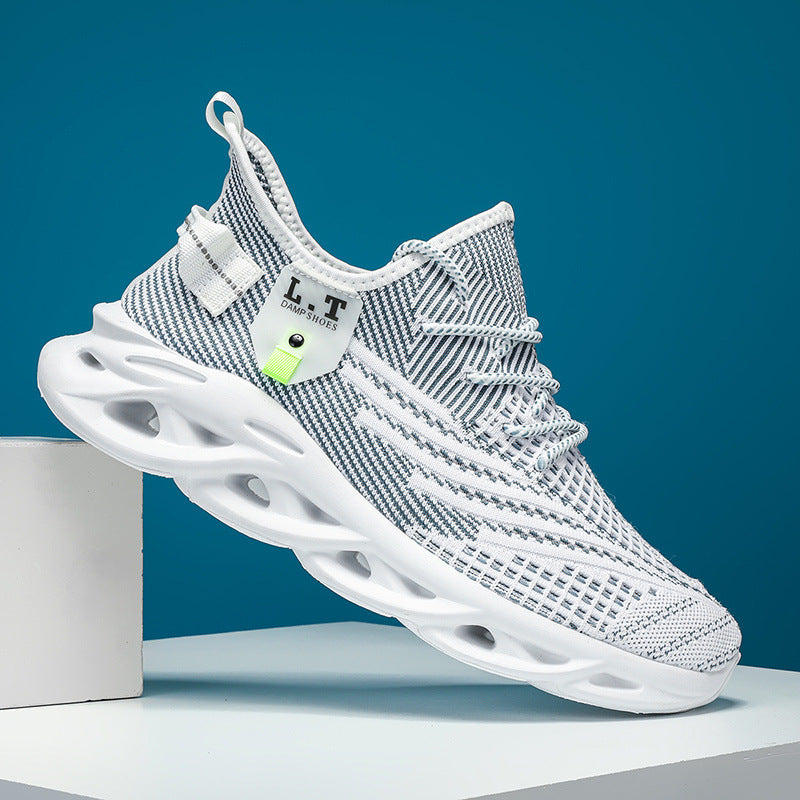 Women's Breathable Athletic Shoes with Cushioning Sole and Flexible Design