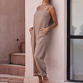 Women's Lightweight Jumpsuit with Practical Pockets