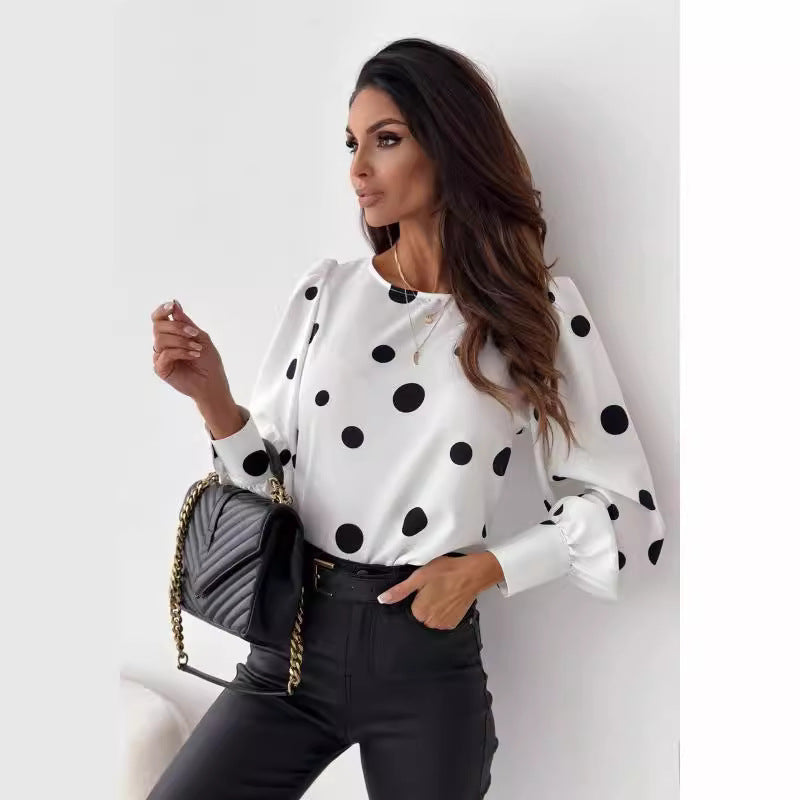 Women's Polka-Dot Blouse