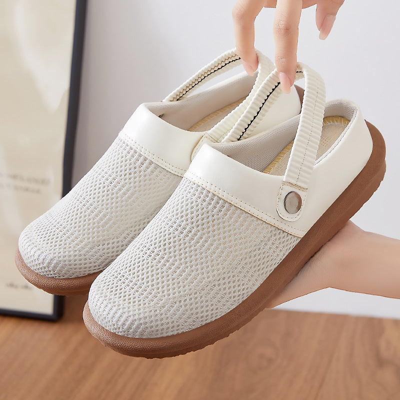 Women's Breathable Clogs with Elastic Strap