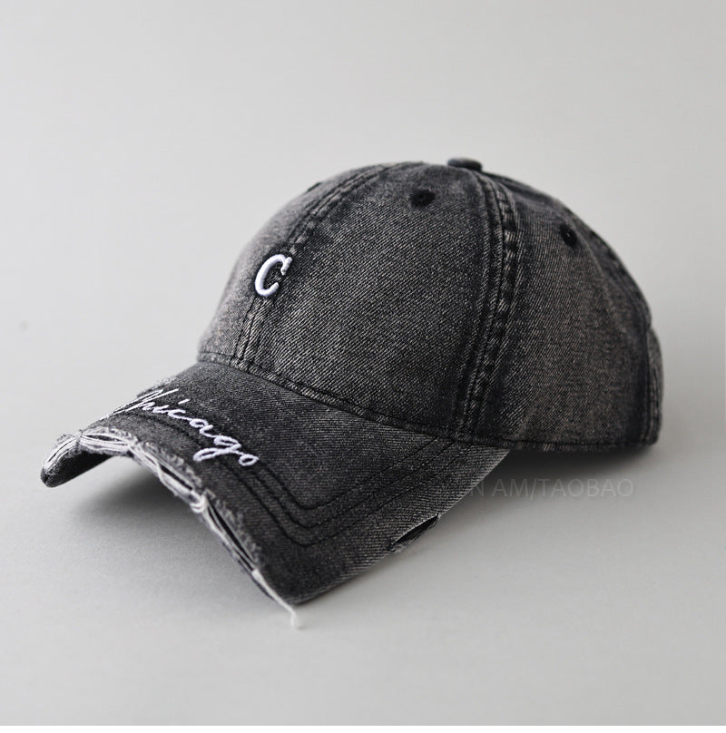 Men's Casual Distressed Baseball Cap