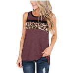 Sleeveless Animal Print Top