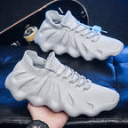 Women's Breathable Casual Sneakers with Elastic Collar and Innovative Sole